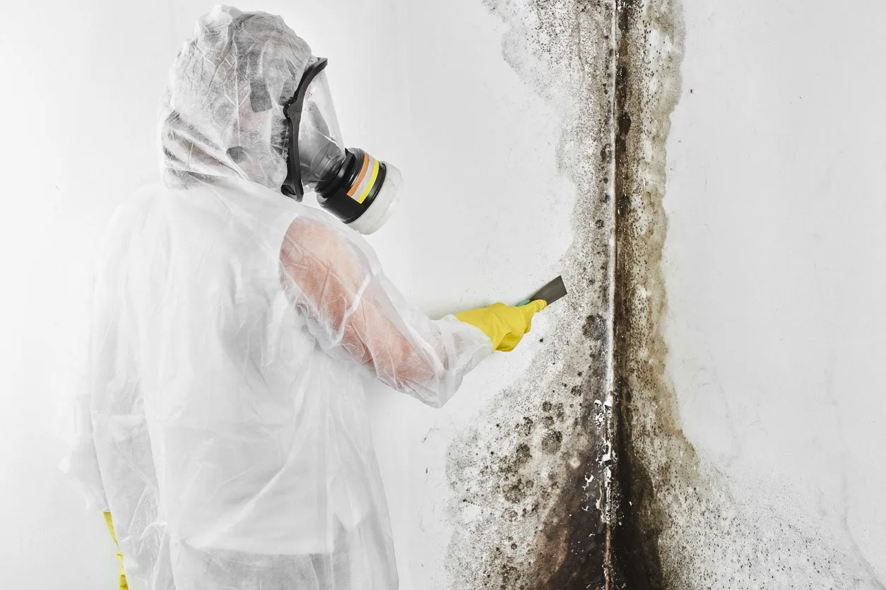 First Response Property Restoration professional on a job site